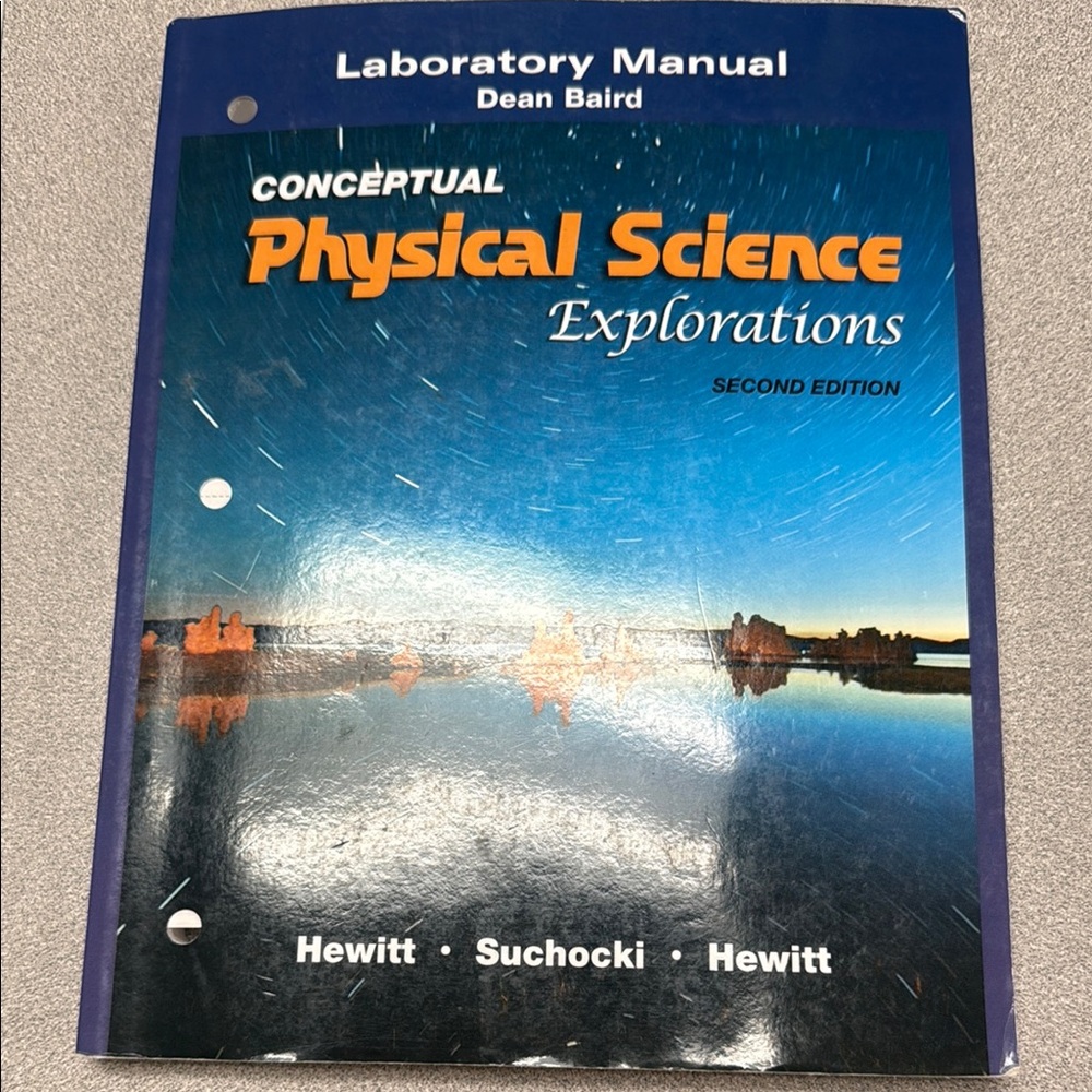 Conceptual Physical Science Explorations Laboratory Manual
